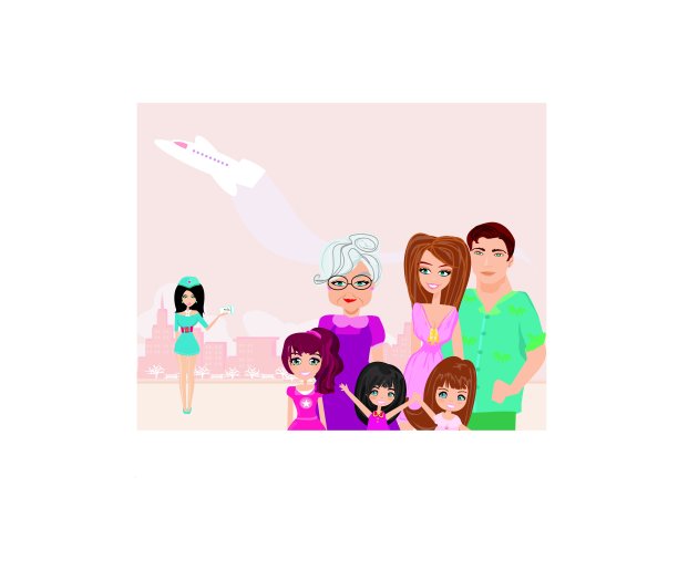 全家去度假图片下载