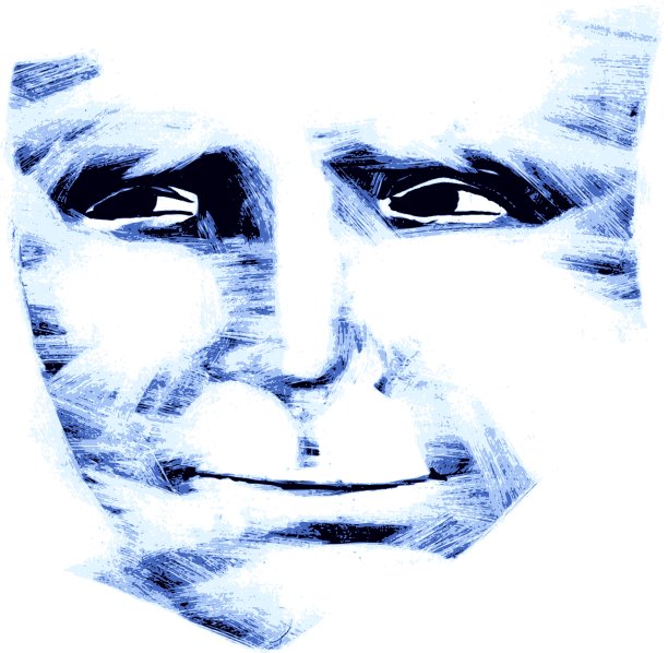 慈祥的脸，艺术品的痕迹。图片下载