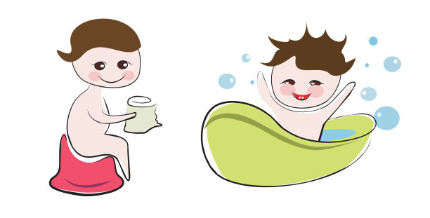 厕所和浴室的符号很有趣图片下载