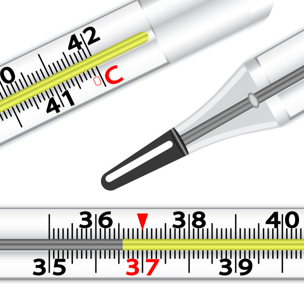 医用玻璃水银温度计图片下载