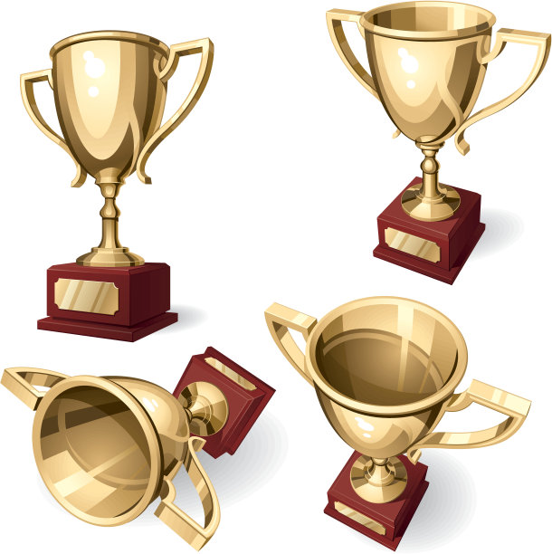 运动杯。一组四个视图图片下载