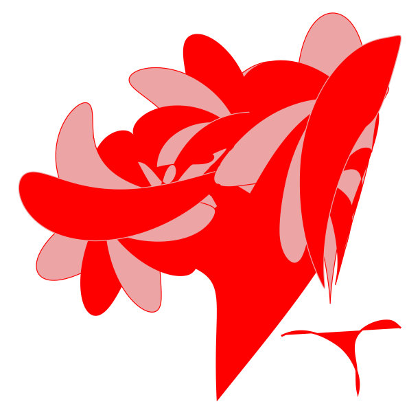 抽象酒粉色调和红色线条图片下载