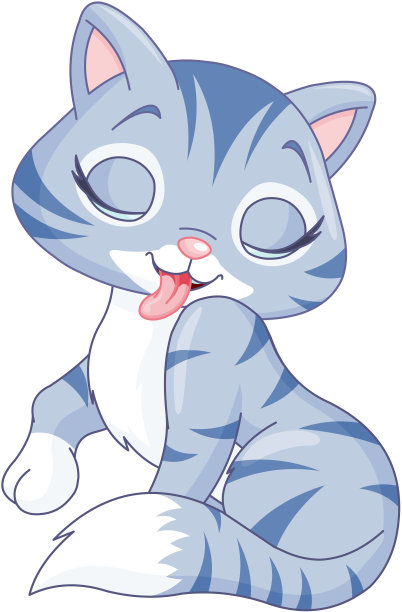 可爱的小猫洗澡图片下载