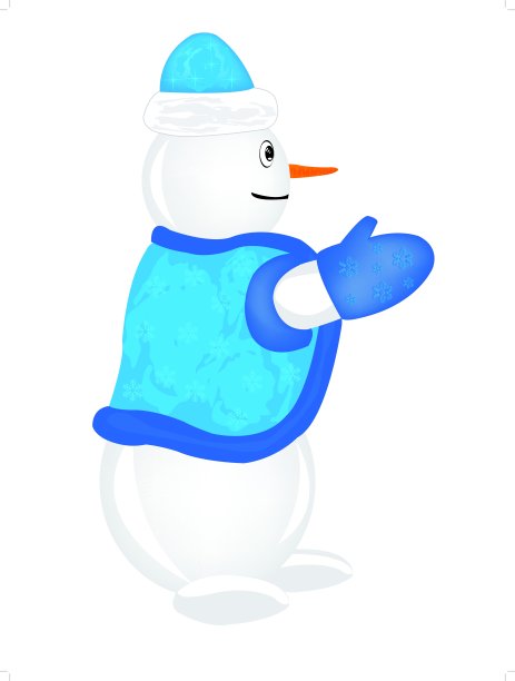 节日的雪人图片下载