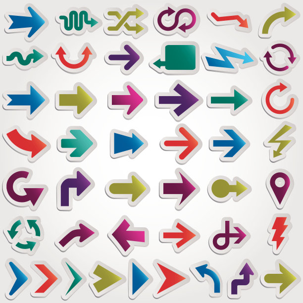 矢量箭头集图片下载