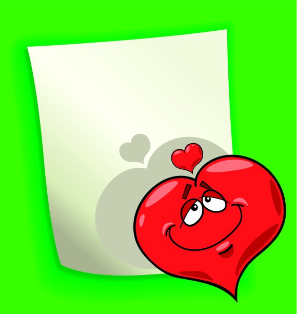 卡通设计与爱心图片下载