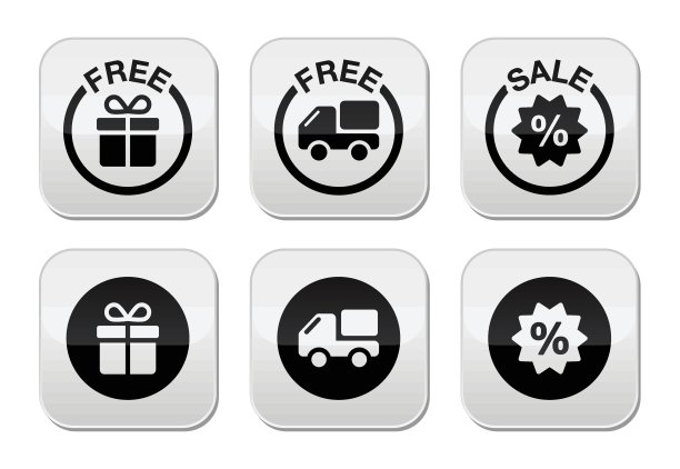 免费赠送，免费派送，设置销售按钮图片下载