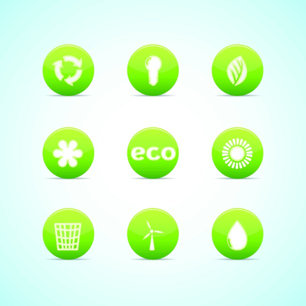 生态图标设置为绿色设计图片下载