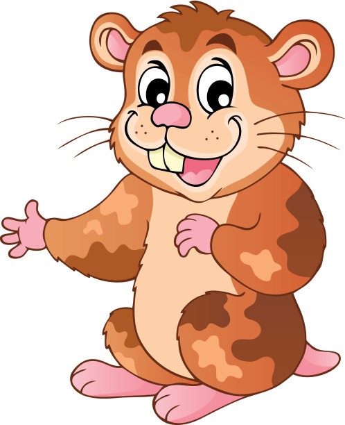 卡通可爱的仓鼠图片下载