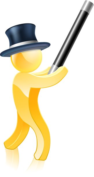 黄金吉祥物魔术师图片下载