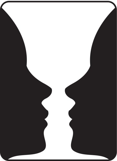 脸或花瓶-两张脸的幻觉出现像一个花瓶图片下载