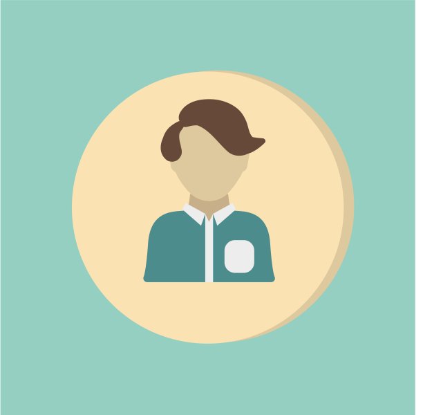 男性或女性角色。男人或女人头像标志图片下载