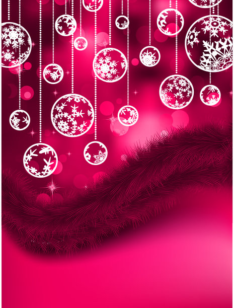 优雅的紫色圣诞背景。EPS 8图片下载