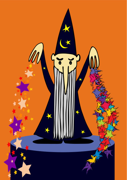 魔法师——向量图片下载