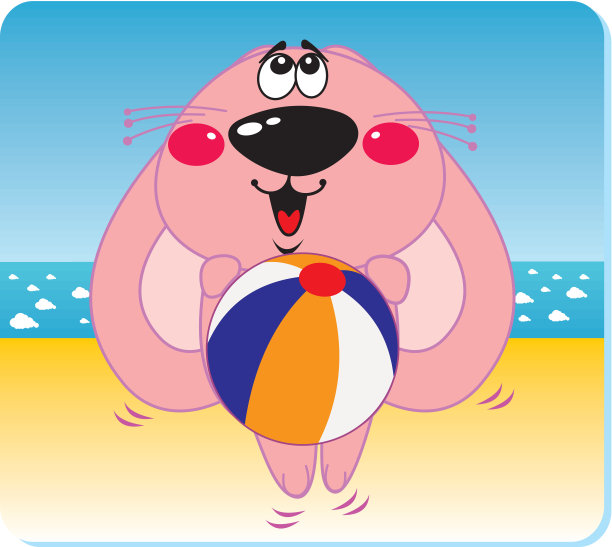 海滩上的病媒动物图片下载