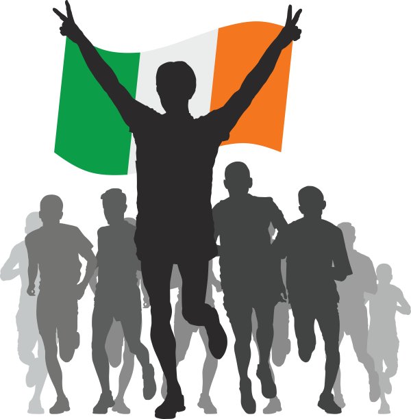 比赛结束时是爱尔兰国旗的冠军图片下载