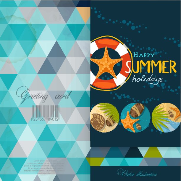 贺卡设计，模板图片下载