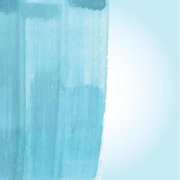 蓝色水彩背景横幅为您的设计。图片下载