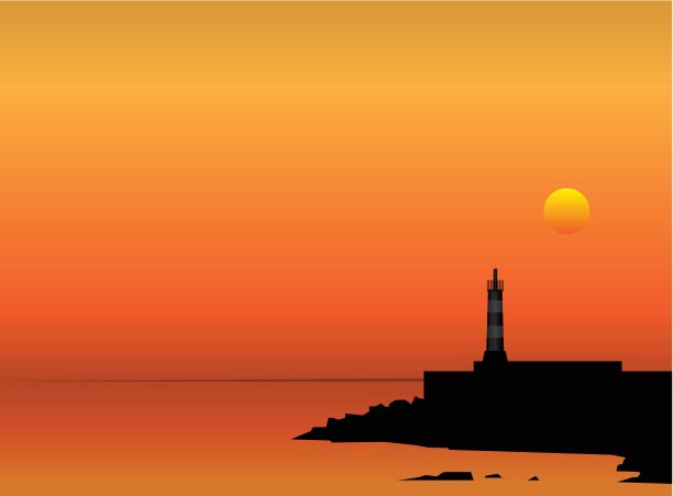 海岸灯塔图片下载