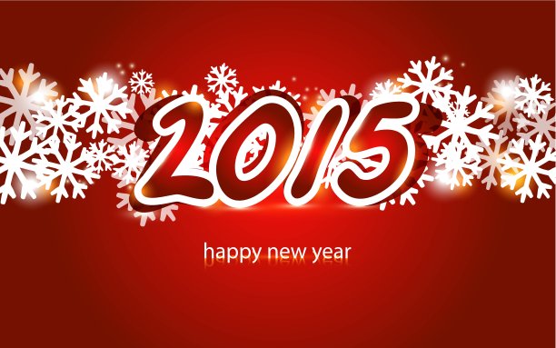 2015年圣诞和新年贺卡图片下载