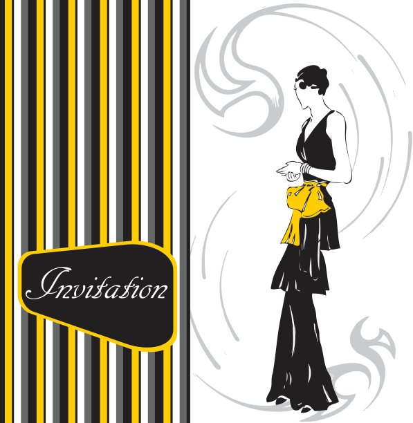 时尚卡片-请柬图片下载