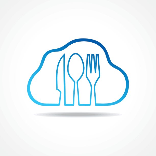 标签餐厅厨房用具载体图片下载