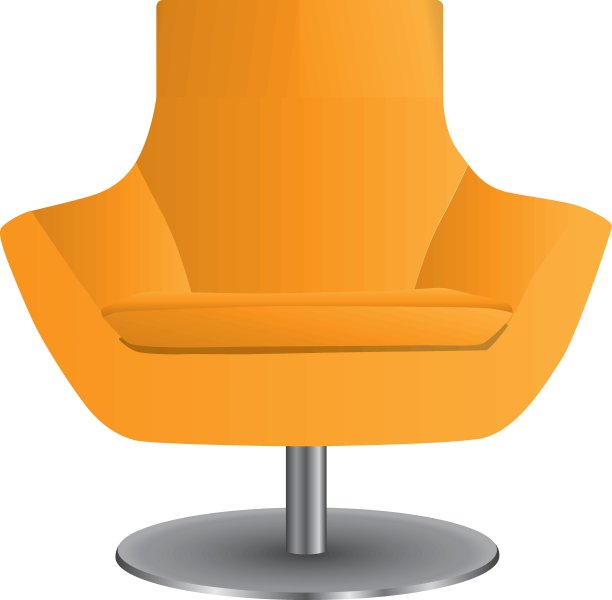 椅子在中央腿上图片下载