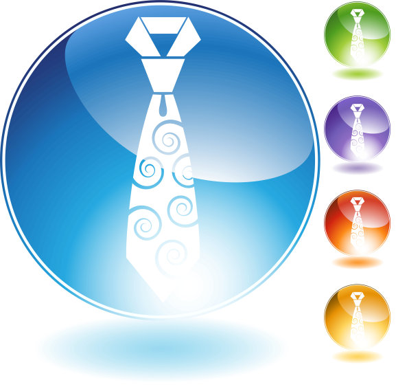 漩涡领带水晶图标图片下载