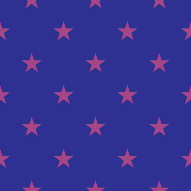 瓷砖矢量模式与粉红色的星星在深蓝色的背景图片下载