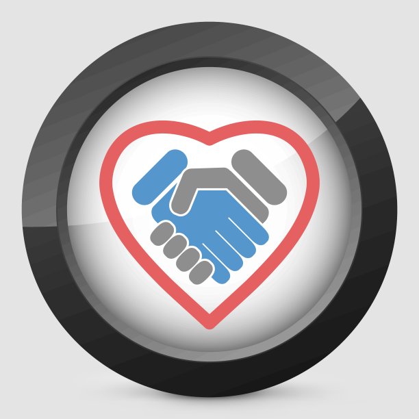 喜欢握手图片下载
