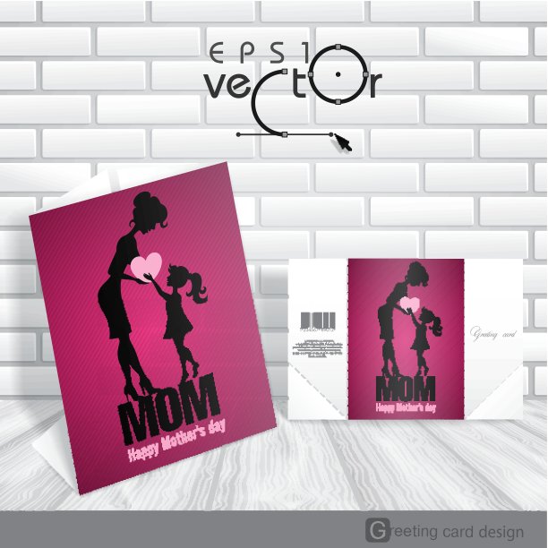 快乐的母亲�年代的一天。图片下载