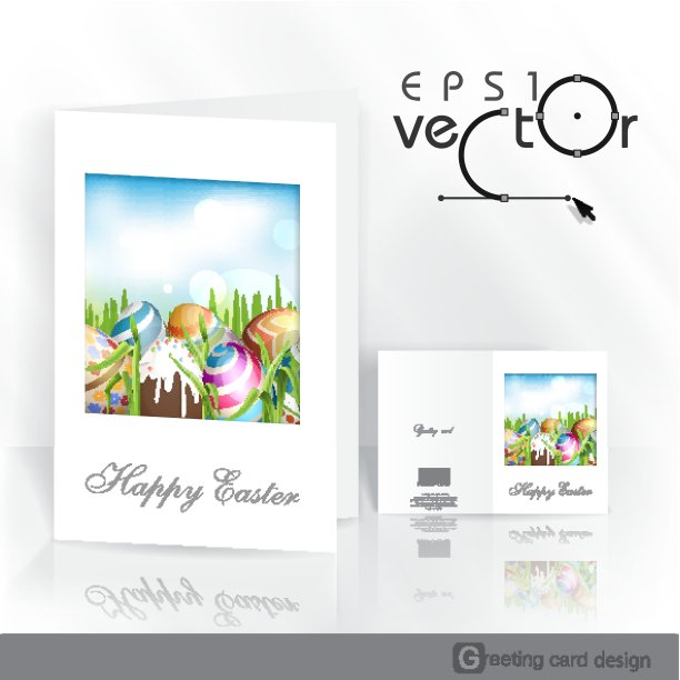 复活节背景与蛋在草。图片下载