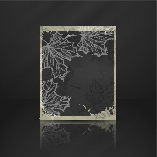 手绘秋天背景。图片下载