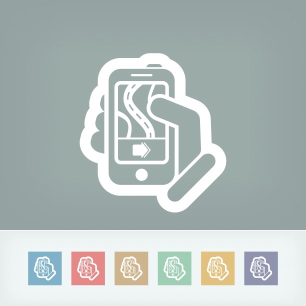 道路导航智能手机图片下载