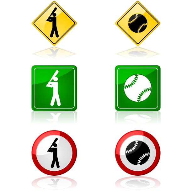 棒球的迹象图片下载