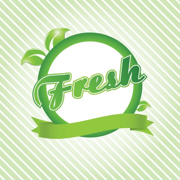 新鲜。矢量生态概念为您设计。图片下载