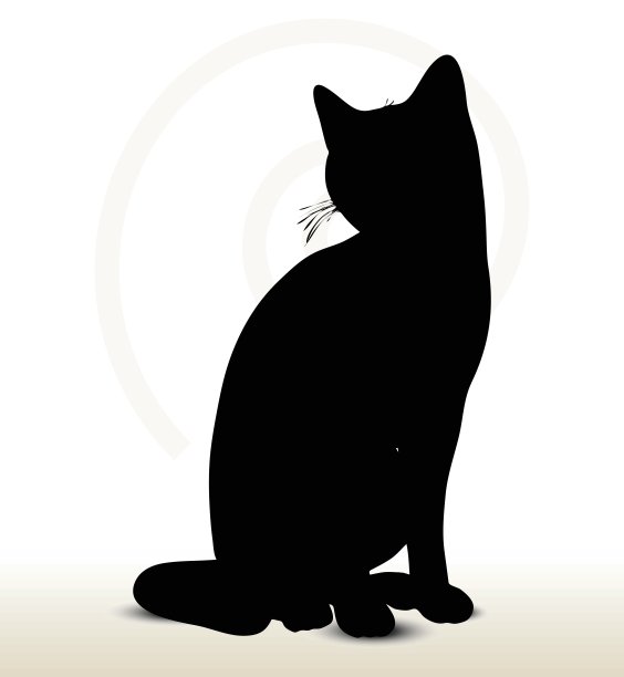 猫的轮廓图片下载