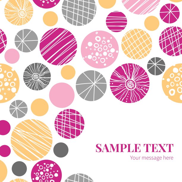 矢量抽象纹理气泡框架角图案背景图片下载