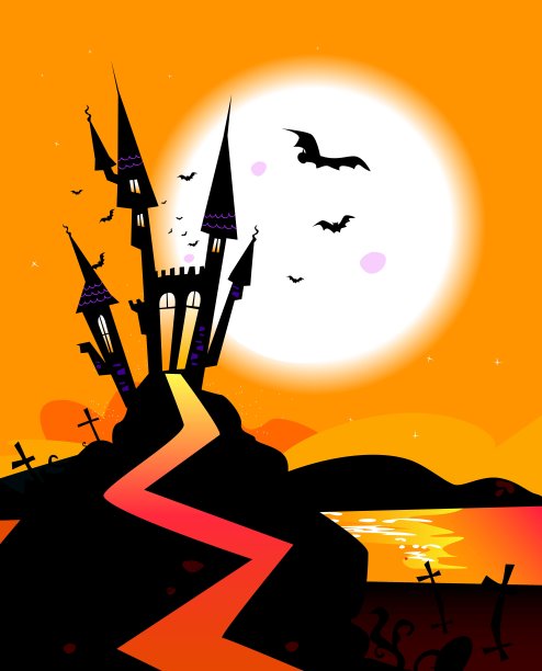 闹鬼的城堡图片下载