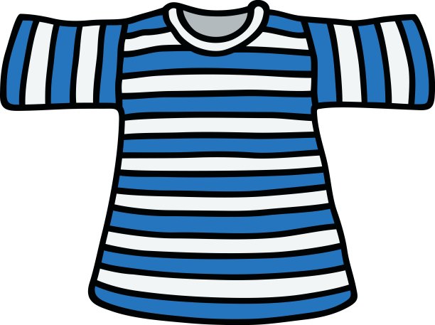 条纹t恤图片下载