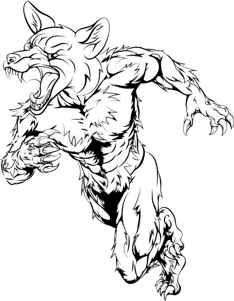 体育吉祥物狐狸短跑图片下载