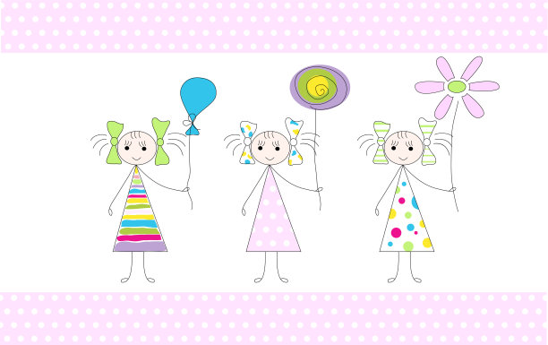 3个女孩图片下载