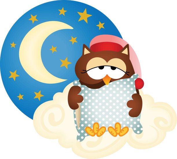 良好的夜猫子图片下载