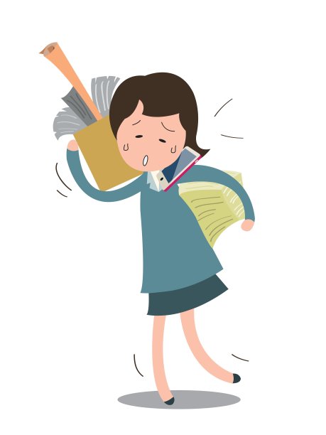 非常忙碌的商业女性图片下载