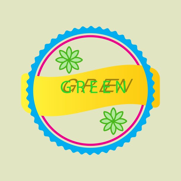 绿色标志图片下载