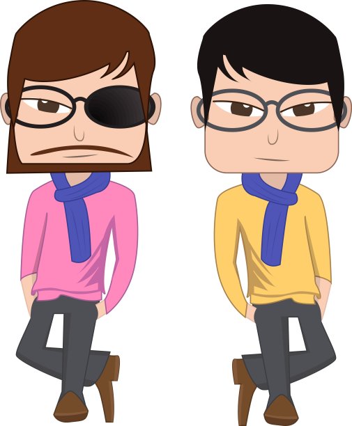 嬉皮士男人vs韩国男人图片下载