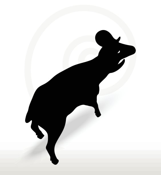 大角羊侧影面朝上图片下载