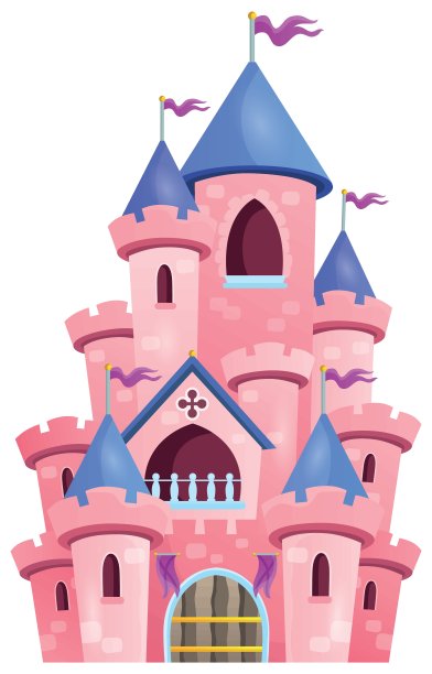 粉色城堡主题图片图片下载