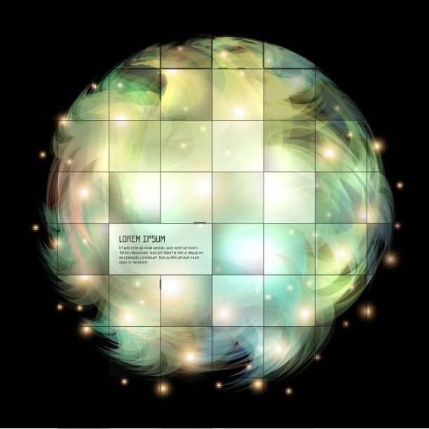 霓虹灯矢量插图。抽象的背景。图片下载