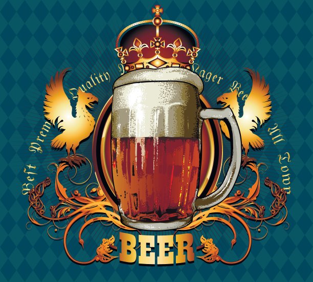 啤酒的背景图片下载